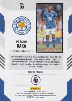 2021-22 Score Premier League #99 Patson Daka Back