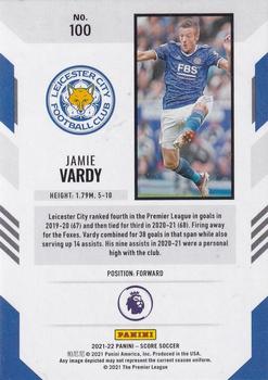 2021-22 Score Premier League #100 Jamie Vardy Back