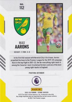 2021-22 Score Premier League #112 Max Aarons Back