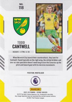 2021-22 Score Premier League #118 Todd Cantwell Back