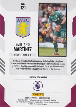 2021-22 Score Premier League #121 Emiliano Martinez Back