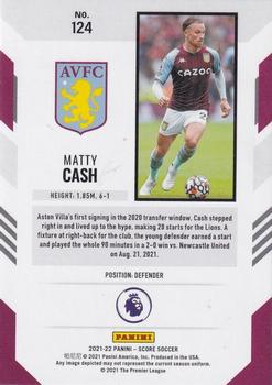 2021-22 Score Premier League #124 Matty Cash Back