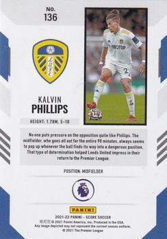 2021-22 Score Premier League #136 Kalvin Phillips Back