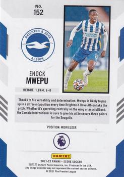 2021-22 Score Premier League #152 Enock Mwepu Back