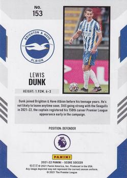 2021-22 Score Premier League #153 Lewis Dunk Back