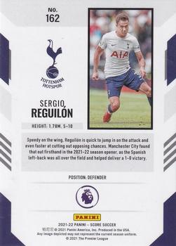 2021-22 Score Premier League #162 Sergio Reguilon Back