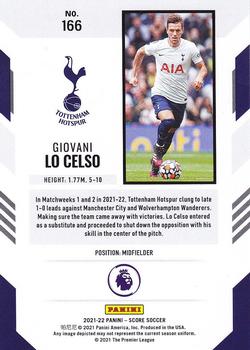 2021-22 Score Premier League #166 Giovani Lo Celso Back