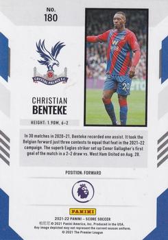 2021-22 Score Premier League #180 Christian Benteke Back