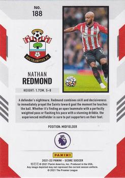 2021-22 Score Premier League #188 Nathan Redmond Back