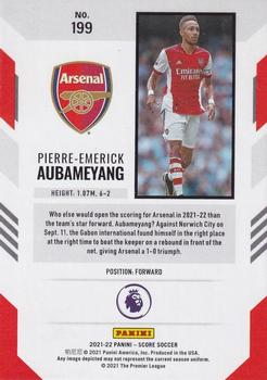2021-22 Score Premier League #199 Pierre-Emerick Aubameyang Back