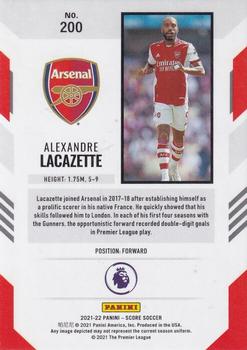 2021-22 Score Premier League #200 Alexandre Lacazette Back