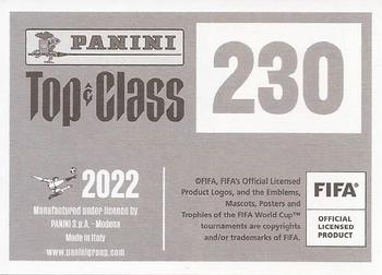 2021-22 Panini Top Class Stickers #230 Neymar Jr. Back