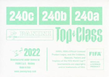 2021-22 Panini Top Class Stickers #240a/240b/240c Manuel Neuer / Thomas Muller / Robert Lewandowski Back