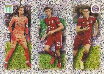 2021-22 Panini Top Class Stickers #240a/240b/240c Manuel Neuer / Thomas Muller / Robert Lewandowski Front