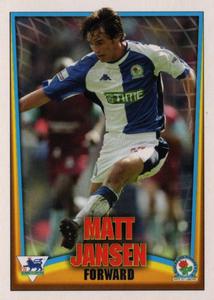2001 Topps F.A. Premier League Mini Cards (Topps Bubble Gum) #5 Matt Jansen Front