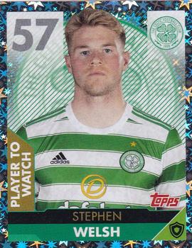 2021-22 Topps SPFL Stickers #34 Stephen Welsh Front