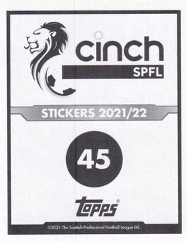 2021-22 Topps SPFL Stickers #45 Albian Ajeti Back