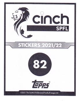 2021-22 Topps SPFL Stickers #82 Marc McNulty Back