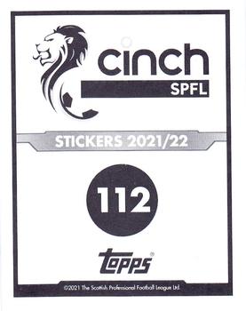 2021-22 Topps SPFL Stickers #112 Ryan Porteous Back
