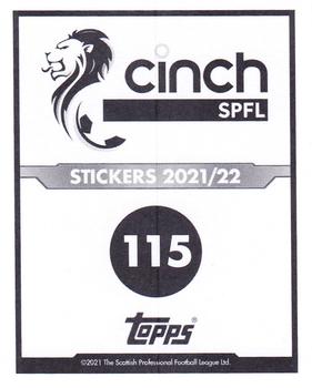 2021-22 Topps SPFL Stickers #115 Sunshine Back