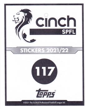 2021-22 Topps SPFL Stickers #117 Melker Hallberg Back