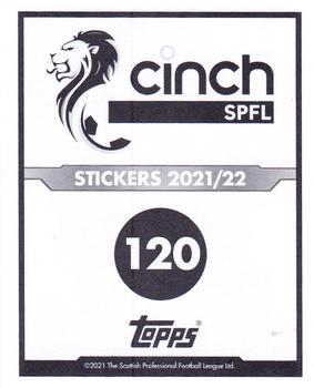 2021-22 Topps SPFL Stickers #120 Christian Doidge Back