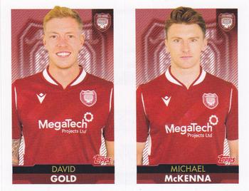 2021-22 Topps SPFL Stickers #277 David Gold / Michael McKenna Front