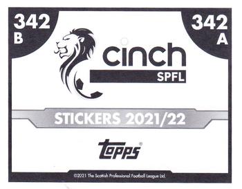 2021-22 Topps SPFL Stickers #342 Zak Rudden / Brian Graham Back