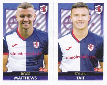 2021-22 Topps SPFL Stickers #358 Ross Matthews / Dylan Tait Front