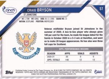 2021-22 Topps Chrome SPFL #57 Craig Bryson Back