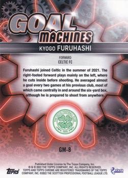 2021-22 Topps Chrome SPFL - Goal Machines #GM-8 Kyogo Furuhashi Back