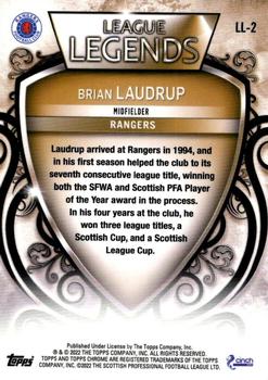 2021-22 Topps Chrome SPFL - League Legends #LL-2 Brian Laudrup Back