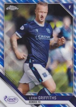 2021-22 Topps Chrome SPFL - Blue Tartan #63 Leigh Griffiths Front