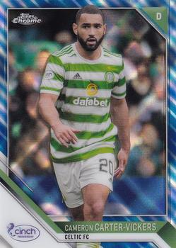 2021-22 Topps Chrome SPFL - Blue Tartan #87 Cameron Carter-Vickers Front