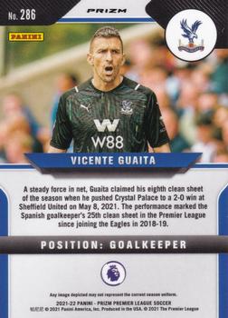 2021-22 Panini Prizm Premier League - Prizms Pink Ice #286 Vicente Guaita Back