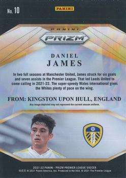 2021-22 Panini Prizm Premier League - Brilliance #10 Daniel James Back