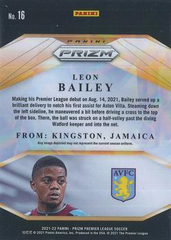 2021-22 Panini Prizm Premier League - Brilliance #16 Leon Bailey Back