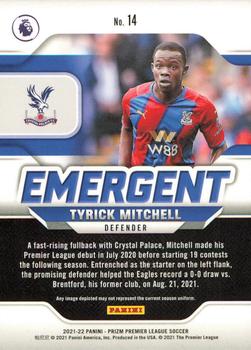 2021-22 Panini Prizm Premier League - Emergent #14 Tyrick Mitchell Back