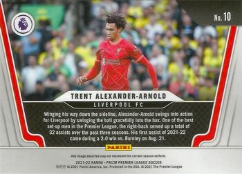 2021-22 Panini Prizm Premier League - Widescreen #10 Trent Alexander-Arnold Back