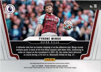 2021-22 Panini Prizm Premier League - Widescreen #16 Tyrone Mings Back