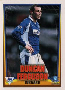 2001 Topps F.A. Premier League Mini Cards (Nestle Cereal) #8 Duncan Ferguson Front
