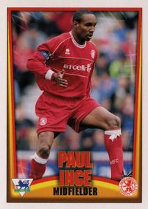 2001 Topps F.A. Premier League Mini Cards (Nestle Cereal) #15 Paul Ince Front