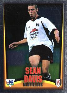 2001 Topps F.A. Premier League Mini Cards (Nestle Cereal) - Silver foil #9 Sean Davis Front