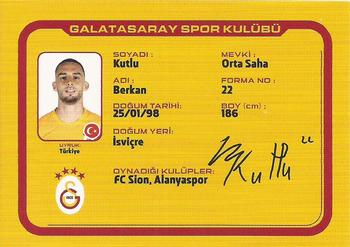 2021-22 Odyak Galatasaray #NNO Berkan Kutlu Front
