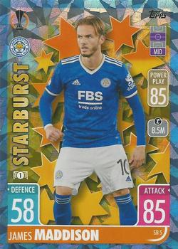 2021-22 Topps Match Attax Champions & Europa League Extra - Starburst Crystal #SB5 James Maddison Front