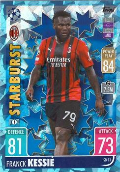 2021-22 Topps Match Attax Champions & Europa League Extra - Starburst Crystal #SB13 Franck Kessié Front