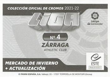 2021-22 Panini LaLiga Santander Este Stickers - Mercado de Invierno #4 Oier Zarraga Back