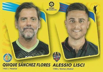 2021-22 Panini LaLiga Santander Este Stickers - Mercado de Invierno #42 Alessio Lisci / Quique Sanchez Flores Front