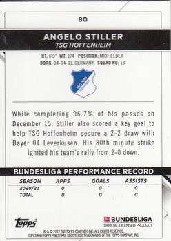 2021-22 Finest Bundesliga #80 Angelo Stiller Back
