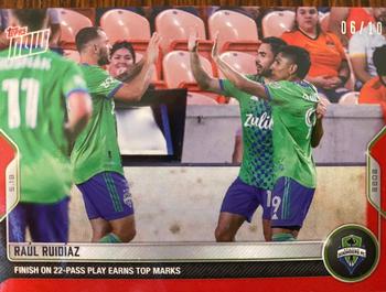 2022 Topps Now MLS - Red #076 Raul Ruidiaz Front